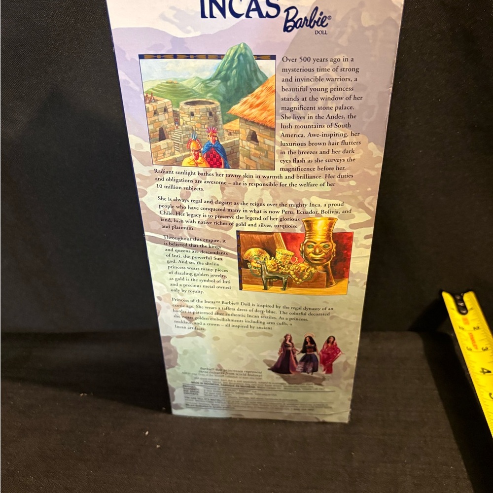 Vintage Mattel Barbie Princess Of the Incas 2000 ~Dolls of the World Collector - Picture 3 of 8